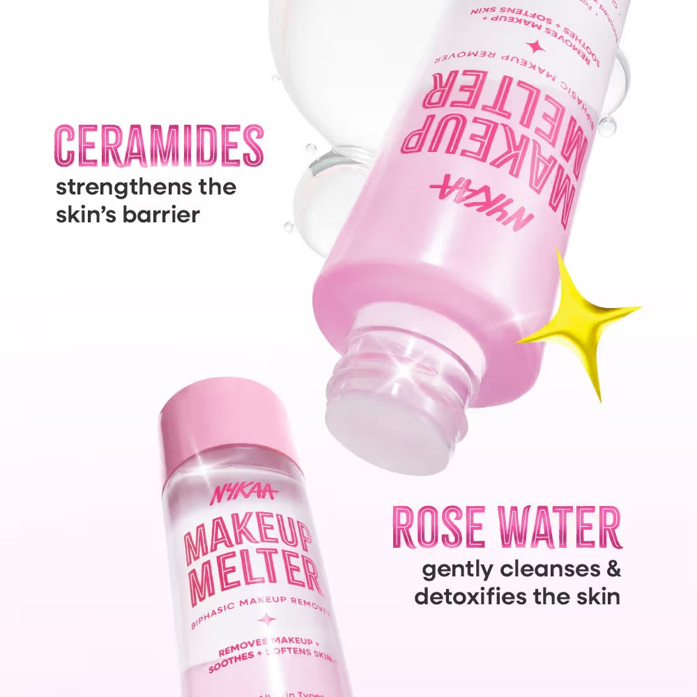 Nykaa Makeup Melter Oil-Infused Cleansing Water & Makeup Remover – 150ml