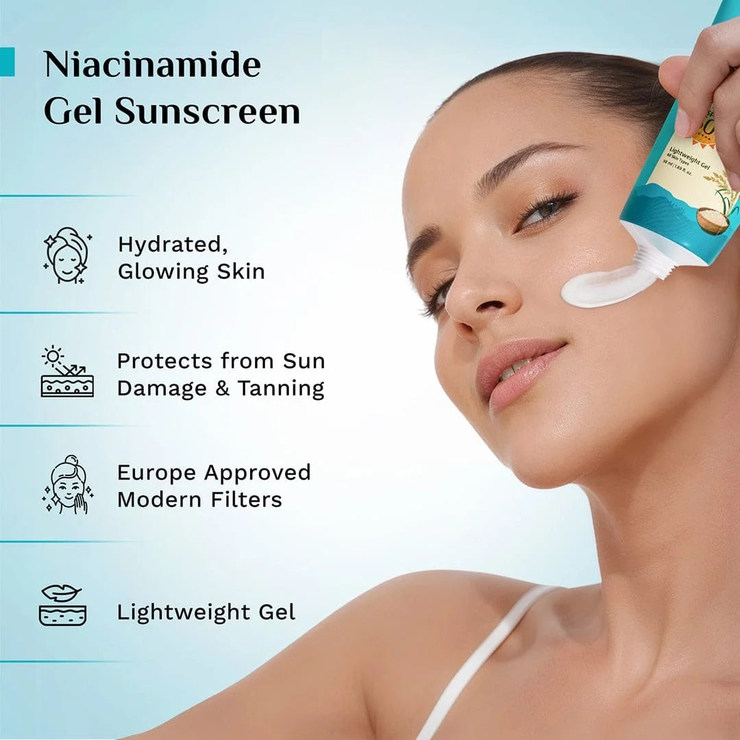 Pilgrim 5% Niacinamide Hydra Glow Gel Sunscreen SPF 50+