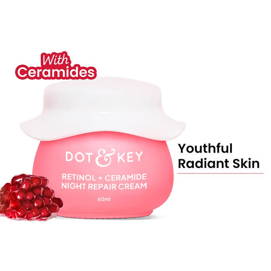 Dot & Key Retinol + Ceramide Sleep Treatment Anti-Ageing Night Cream For Fine Lines & Wrinkles