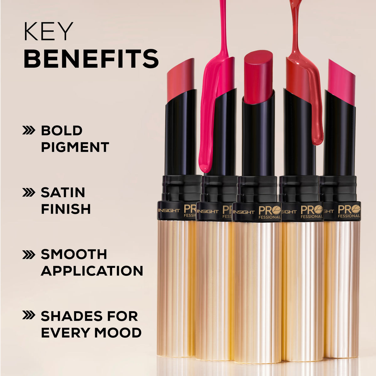 Insight Professional Hydra Luxe Lipstick - Capetown, 2.5g