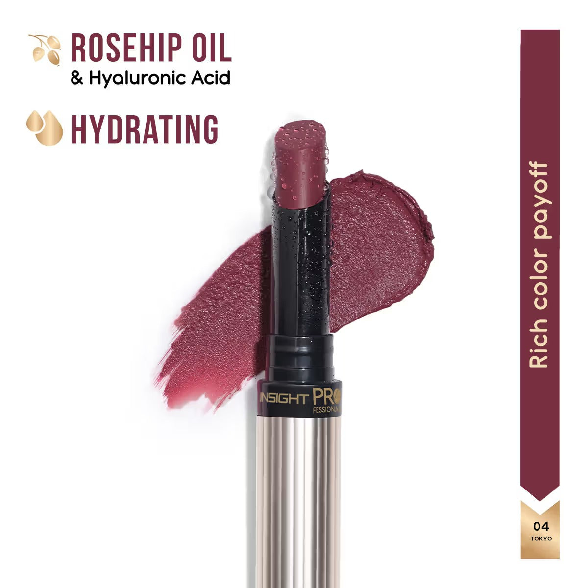 Insight Professional Hydra Luxe Lipstick - Tokyo, 2.5g