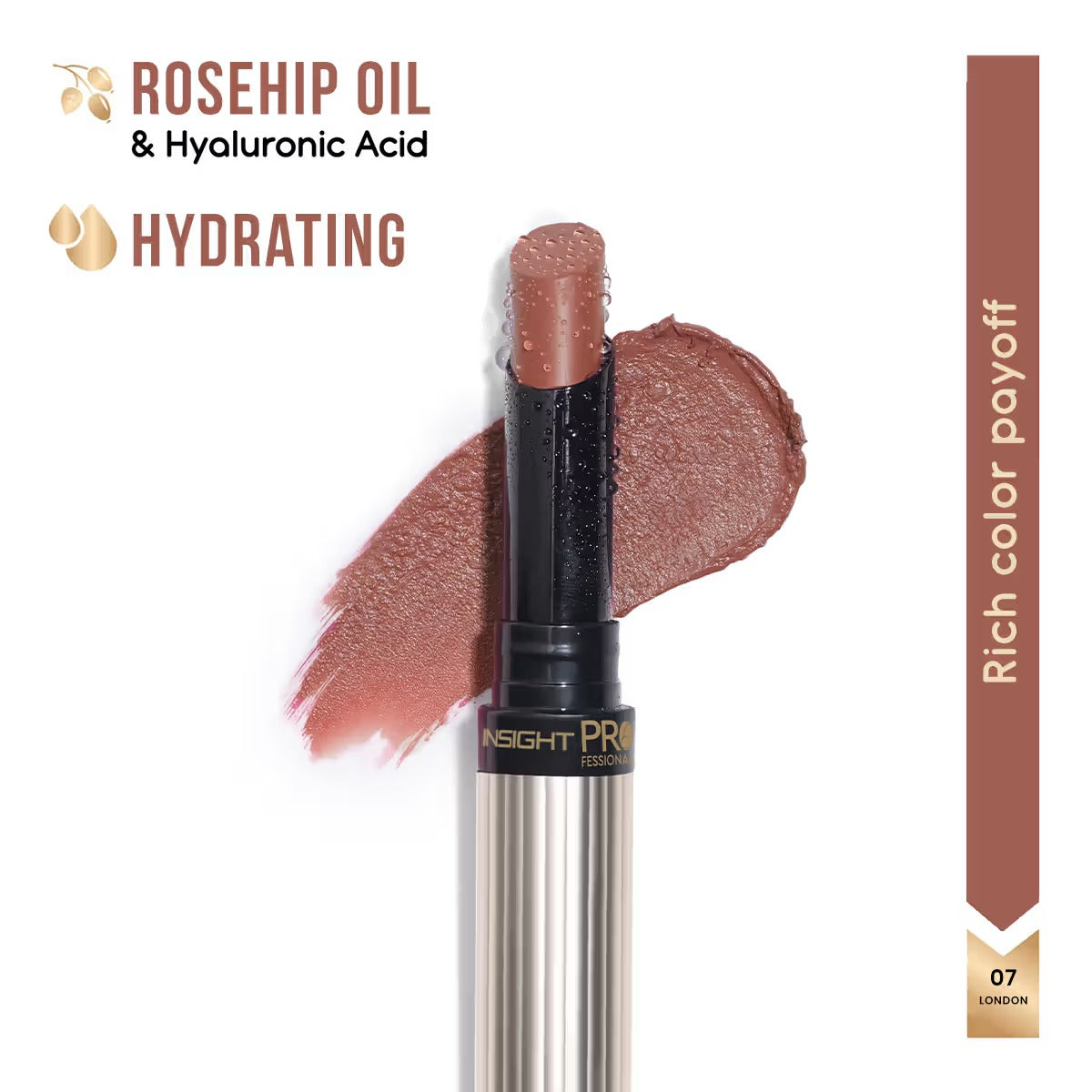 Insight Professional Hydra Luxe Lipstick - London, 2.5g
