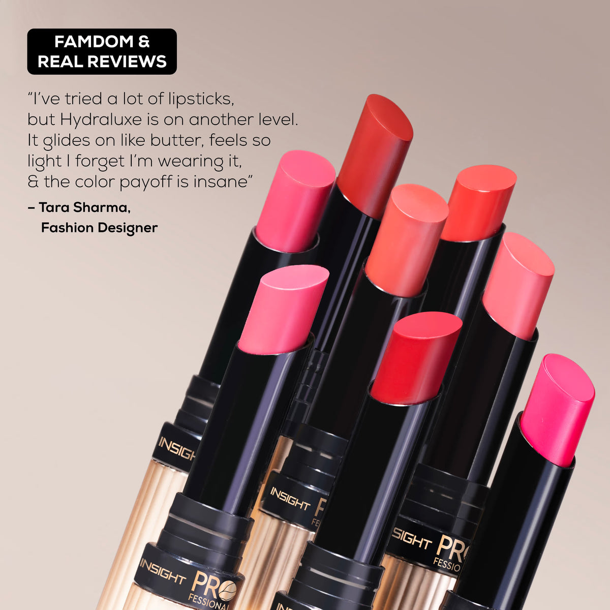 Insight Professional Hydra Luxe Lipstick - Las Vegas, 2.5g