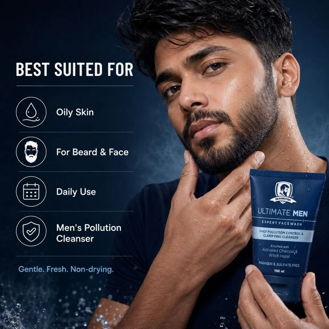 Facewash with Activated Charcoal For Men
