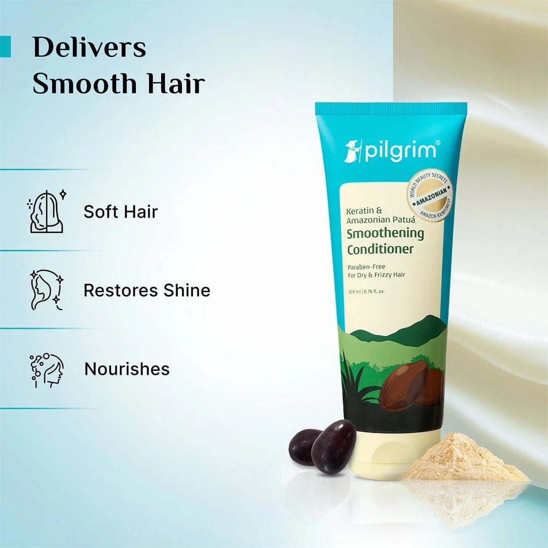 Pilgrim Patu & Keratin Hair Smoothing Conditioner - [200ml]