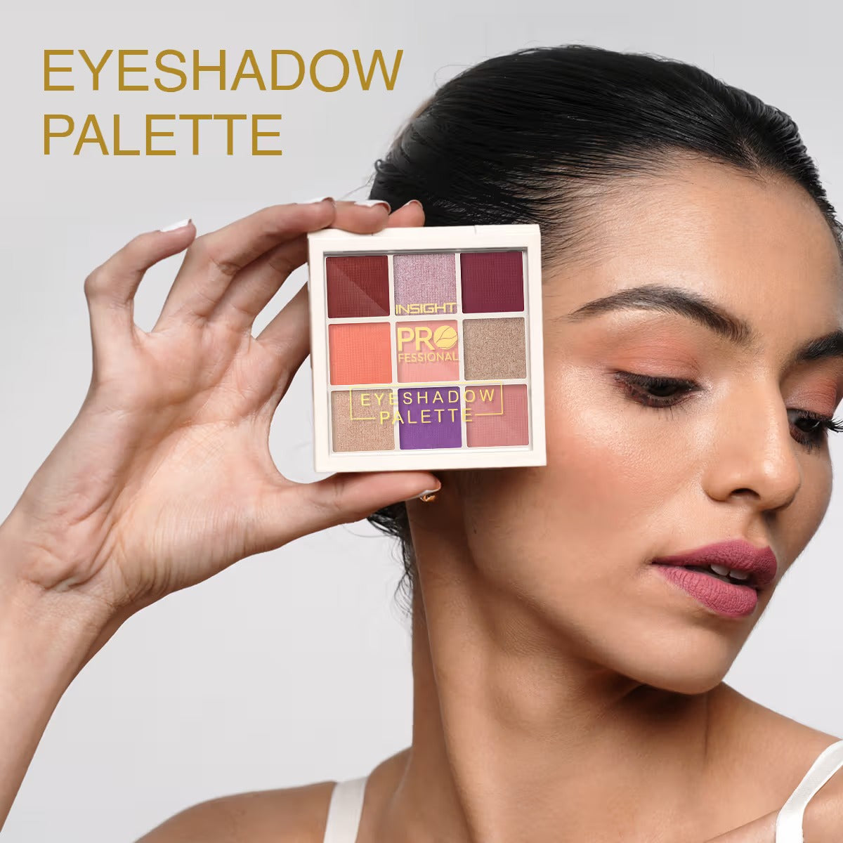 Insight Pro Rose Gold Eyeshadow Palette for Soft, Glam Eye Makeup – 15g
