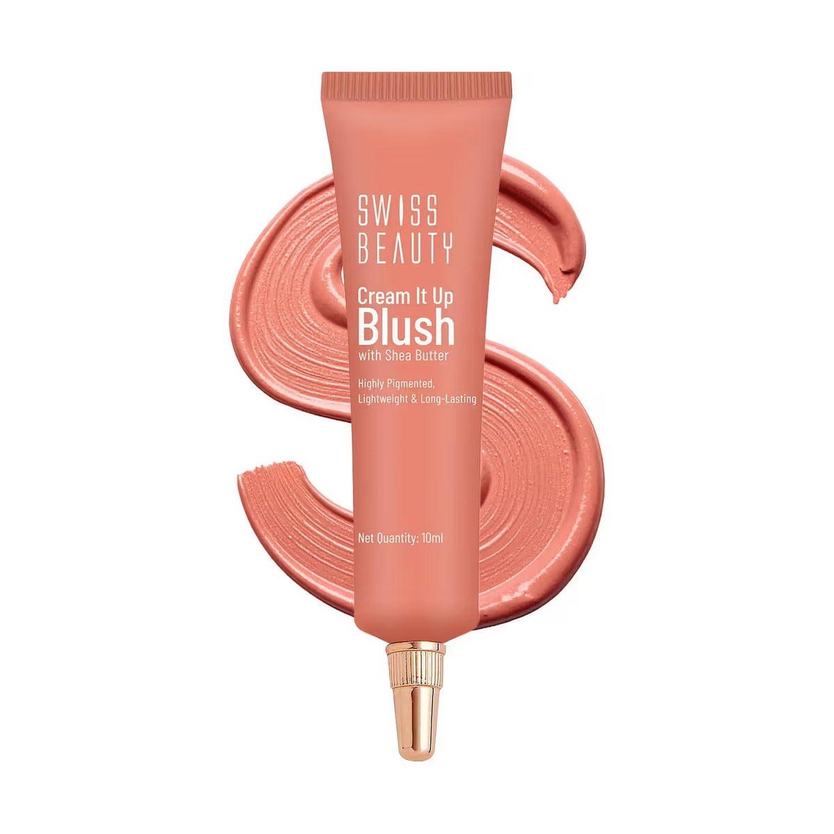Swiss Beauty Cream It Up Blusher With Shea Butter , Multi-Functional , Matte Finish - 4 Copper Cheeks