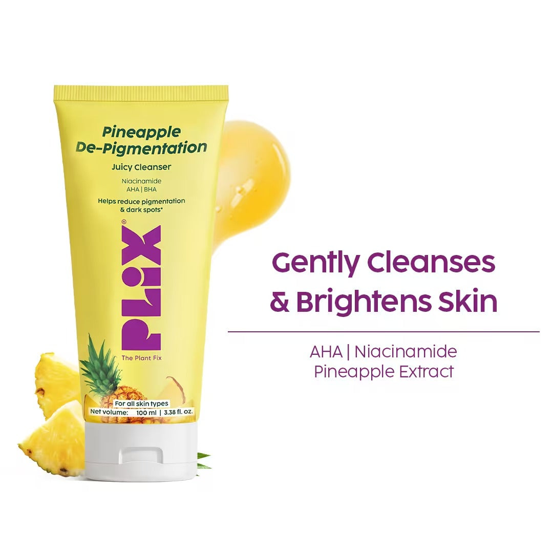 Plix Pineapple De-Pigmentation Juicy Cleanser – 90ml
