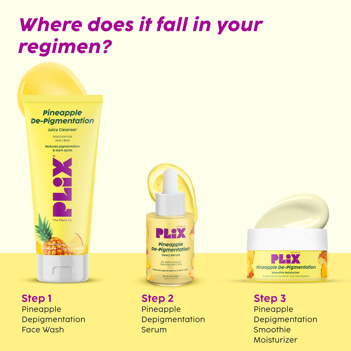 Plix Pineapple De-Pigmentation Juicy Cleanser – 90ml