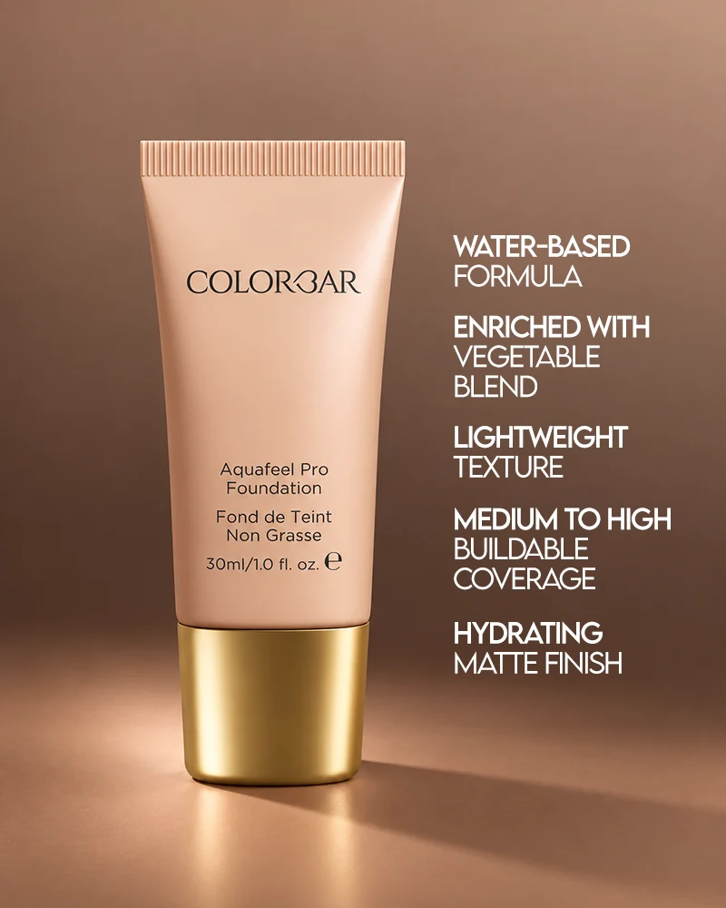 Colorbar Aquafeel Foundation - 02 Biscuit, 30 ml