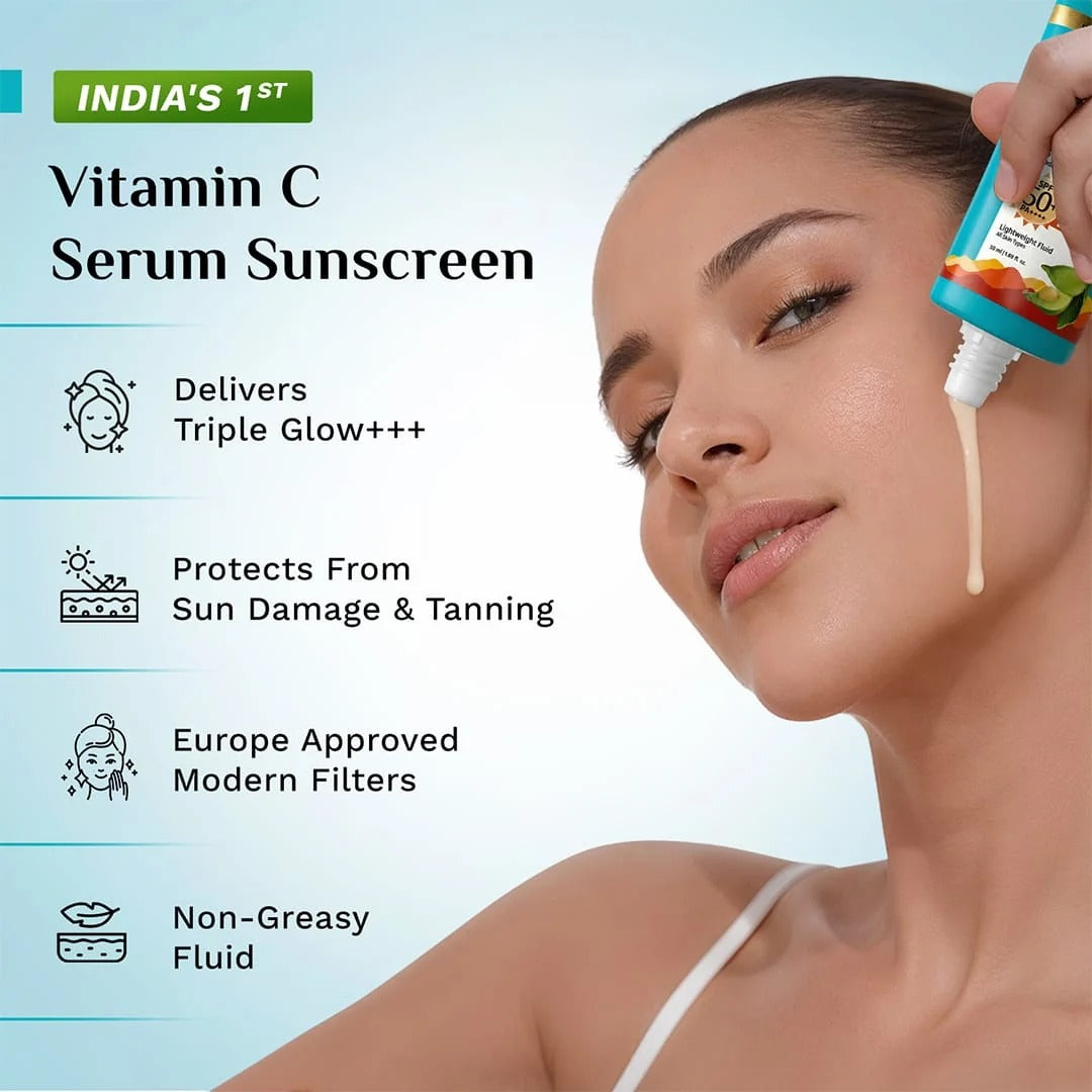 Pilgrim 5% Vitamin C Bright Serum + Sunscreen SPF 50