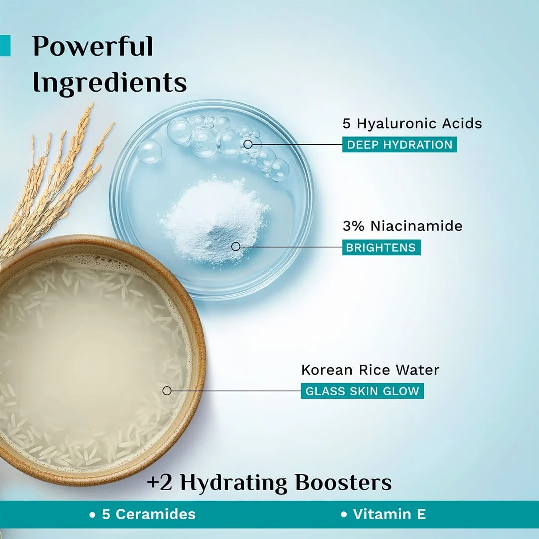 Pilgrim Korean Rice Water Hydra Glow Moisturizer