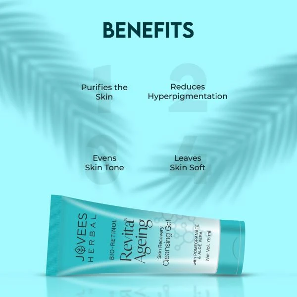 Jovees Bio-Retinol Revita Ageing Cleansing Gel With Bio-Retinol