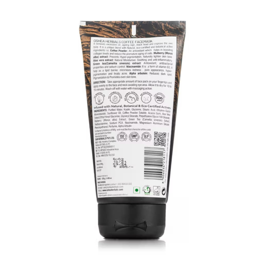 Oshea Herbals Cafeine Pro Face Mask, 120gm