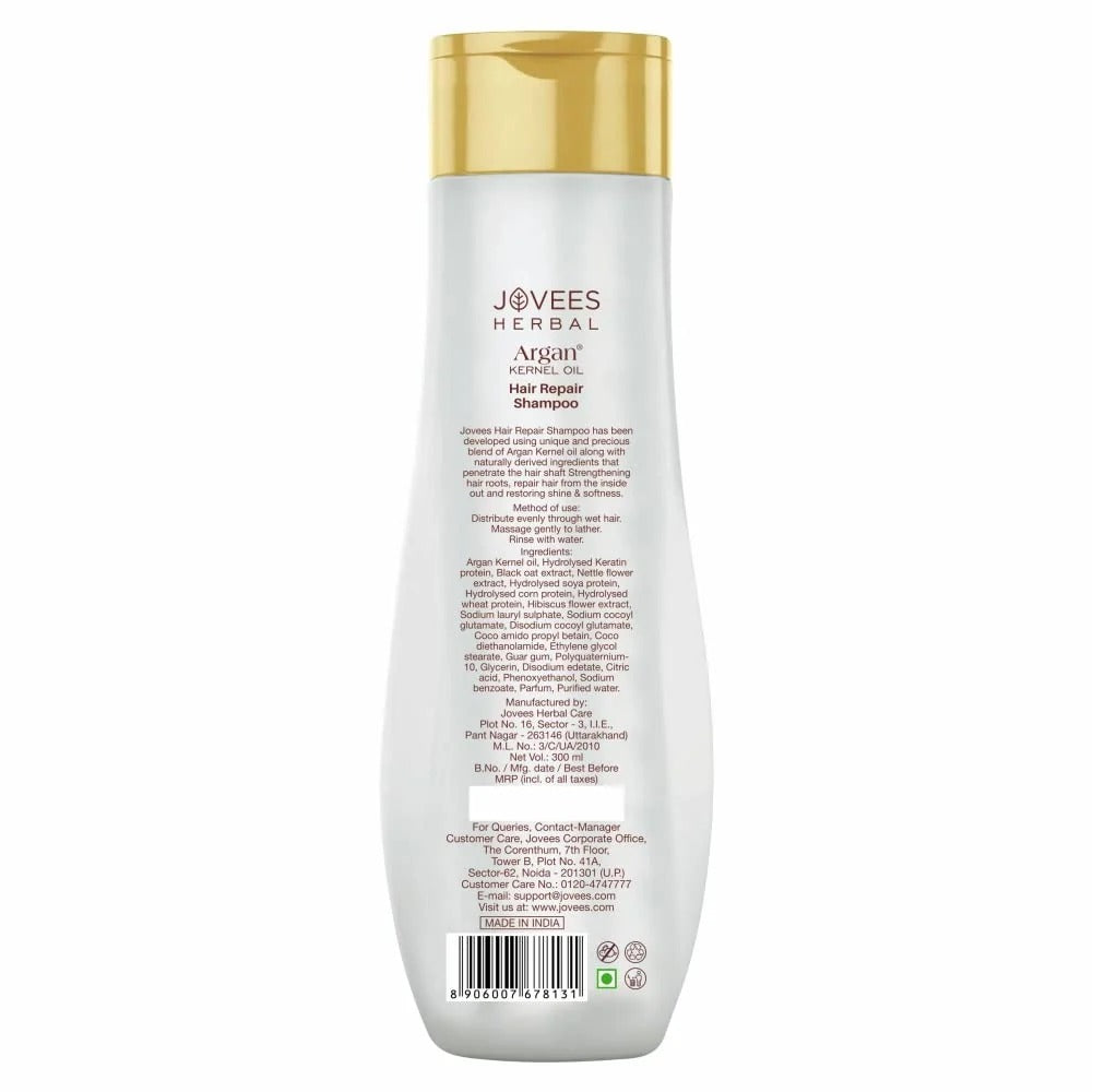Jovees Argan Kernel Oil Hair Repair Shampoo - 300ml