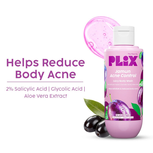 Plix Jamun 2% Salicylic Acid Body Wash – 236ml
