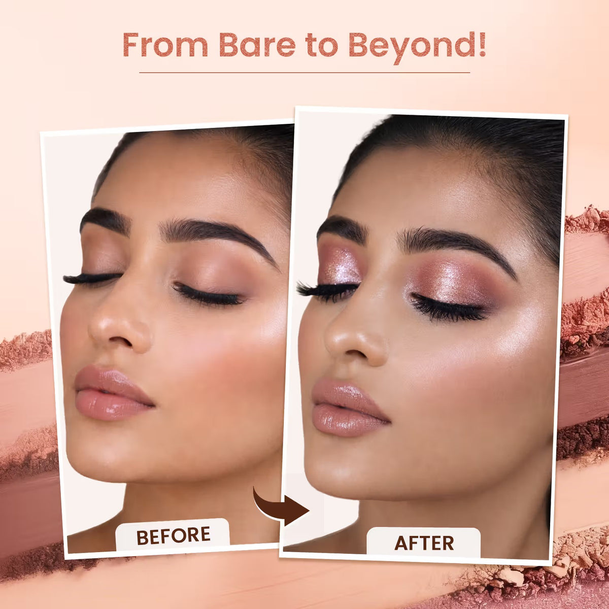 Swiss Beauty Limitless Eyeshadow Palette - Mattes, Shimmers & Metallics - 01 Stargaze