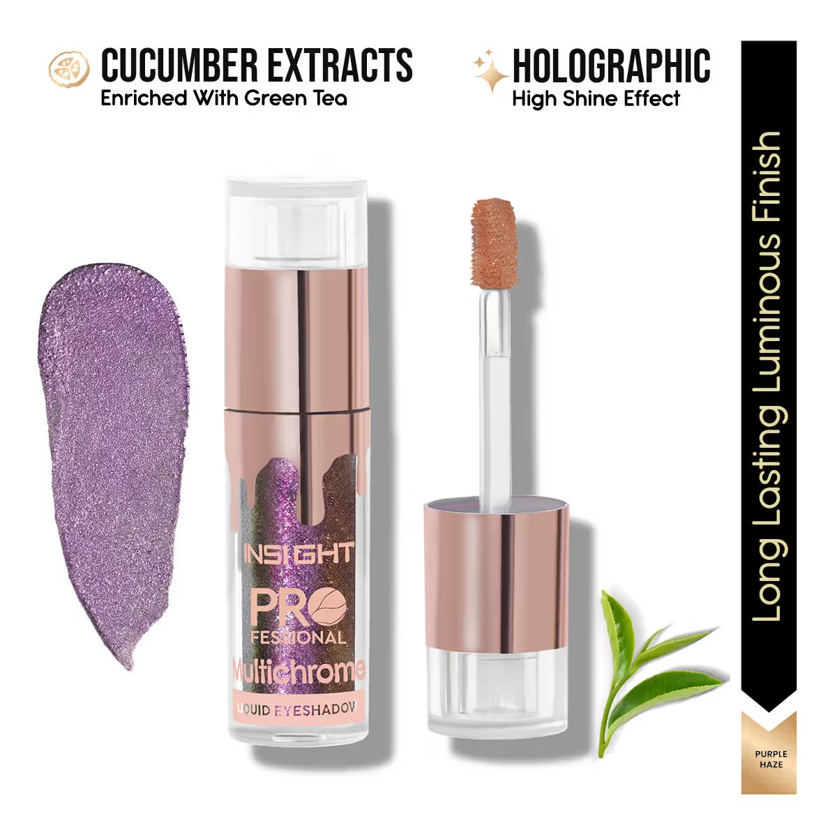 Insight Cosmetics Professional Multichrome Liquid Eyeshadow, (05 - Purple Haze) - [5g]