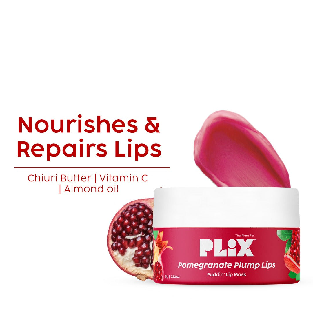 Plix Pomegranate Plump Lips Puddin' Lip Mask