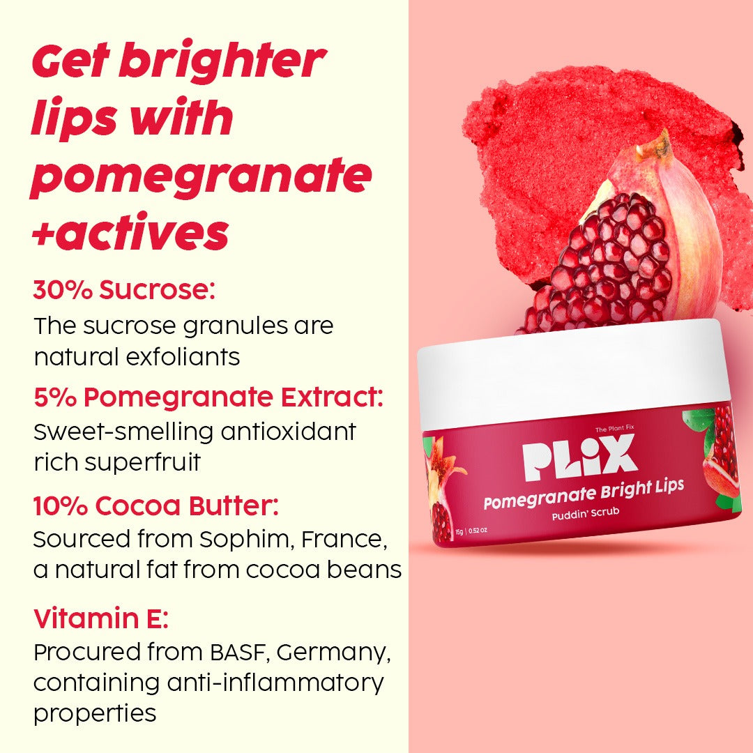 Plix Pomegranate Plump Lips Puddin' Lip Mask