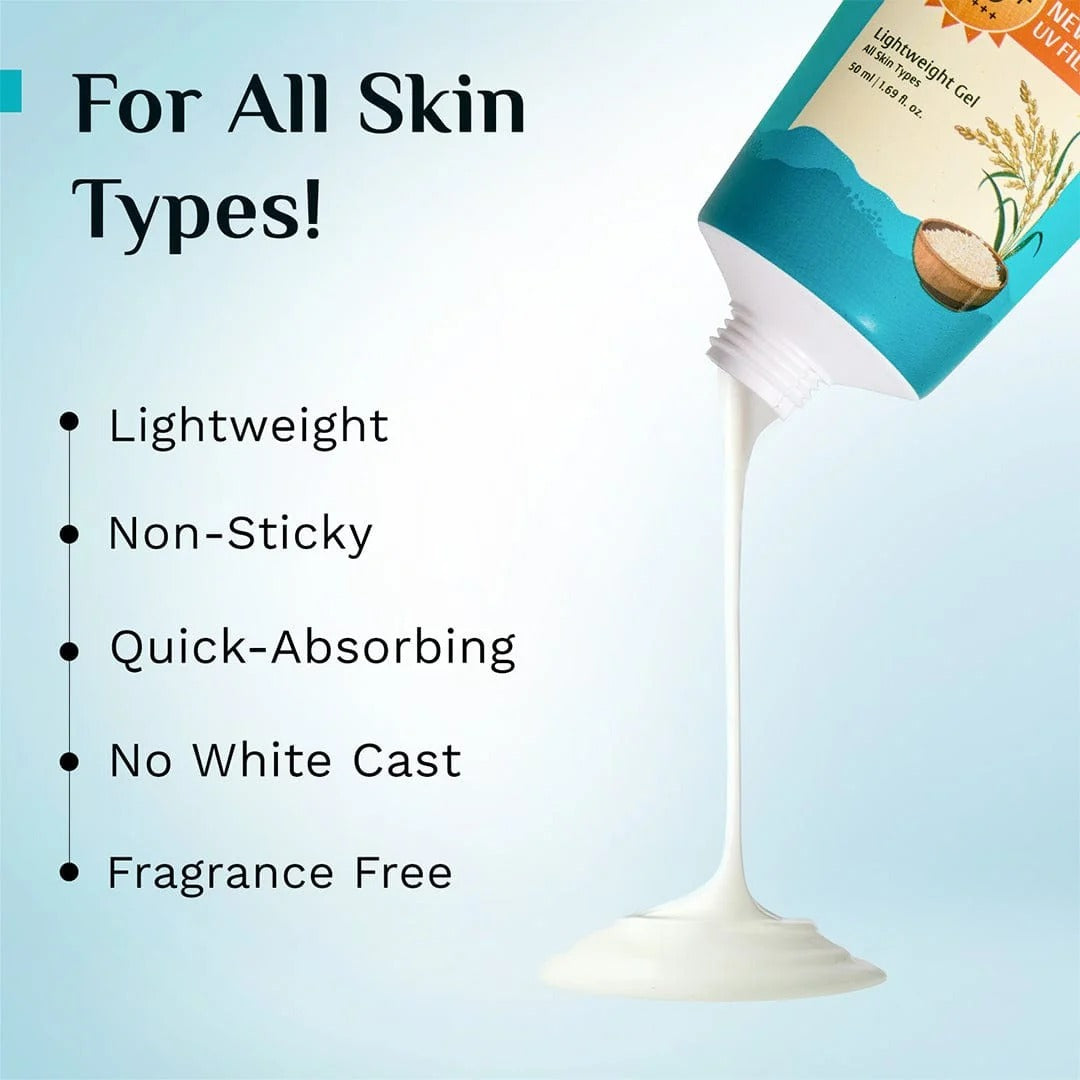 Pilgrim 5% Niacinamide Hydra Glow Gel Sunscreen SPF 50+