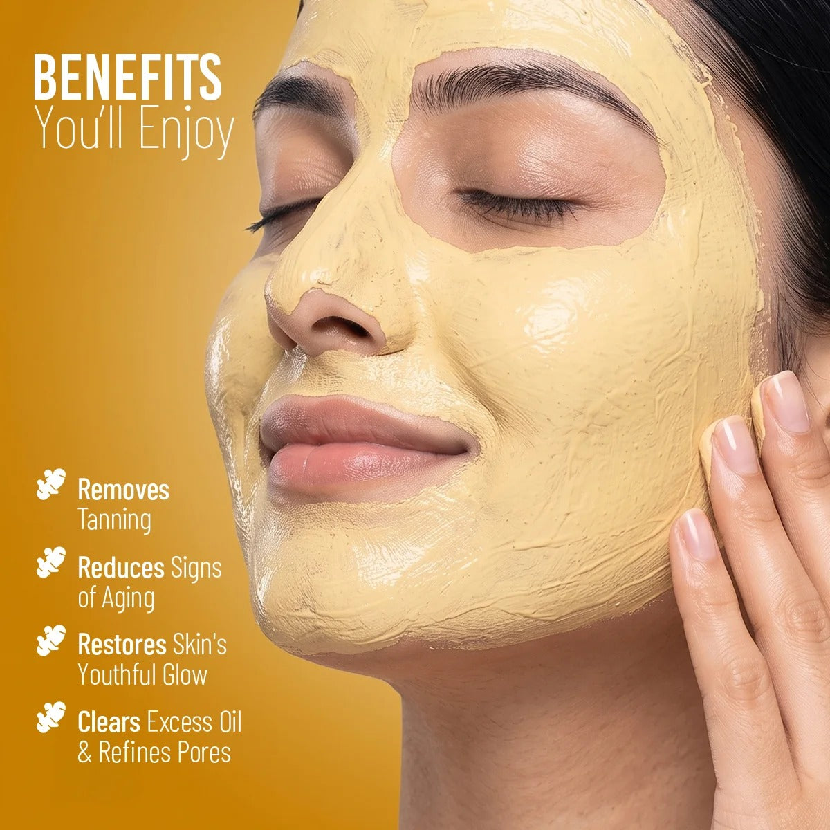Oshea Ubtan Glowing & Tan Removing Face Mask - [100gm]