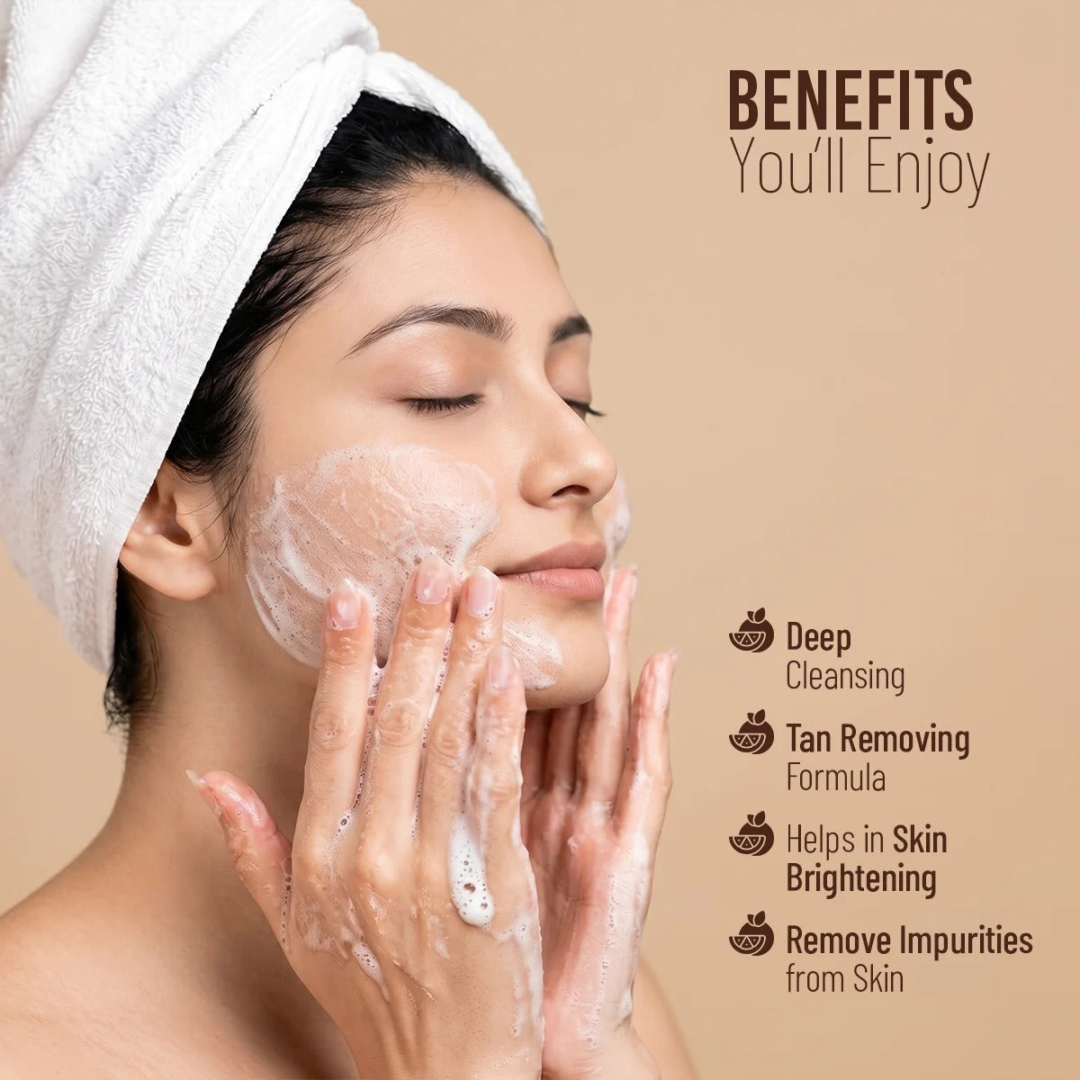 Oshea Radiance D-Tan Face Scrub - [120gm]