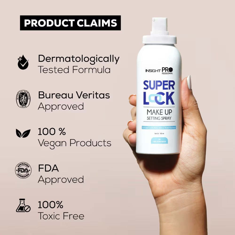 Insight Cosmetics Professional Super Lock Makeup Setting Spray - [100ml]
