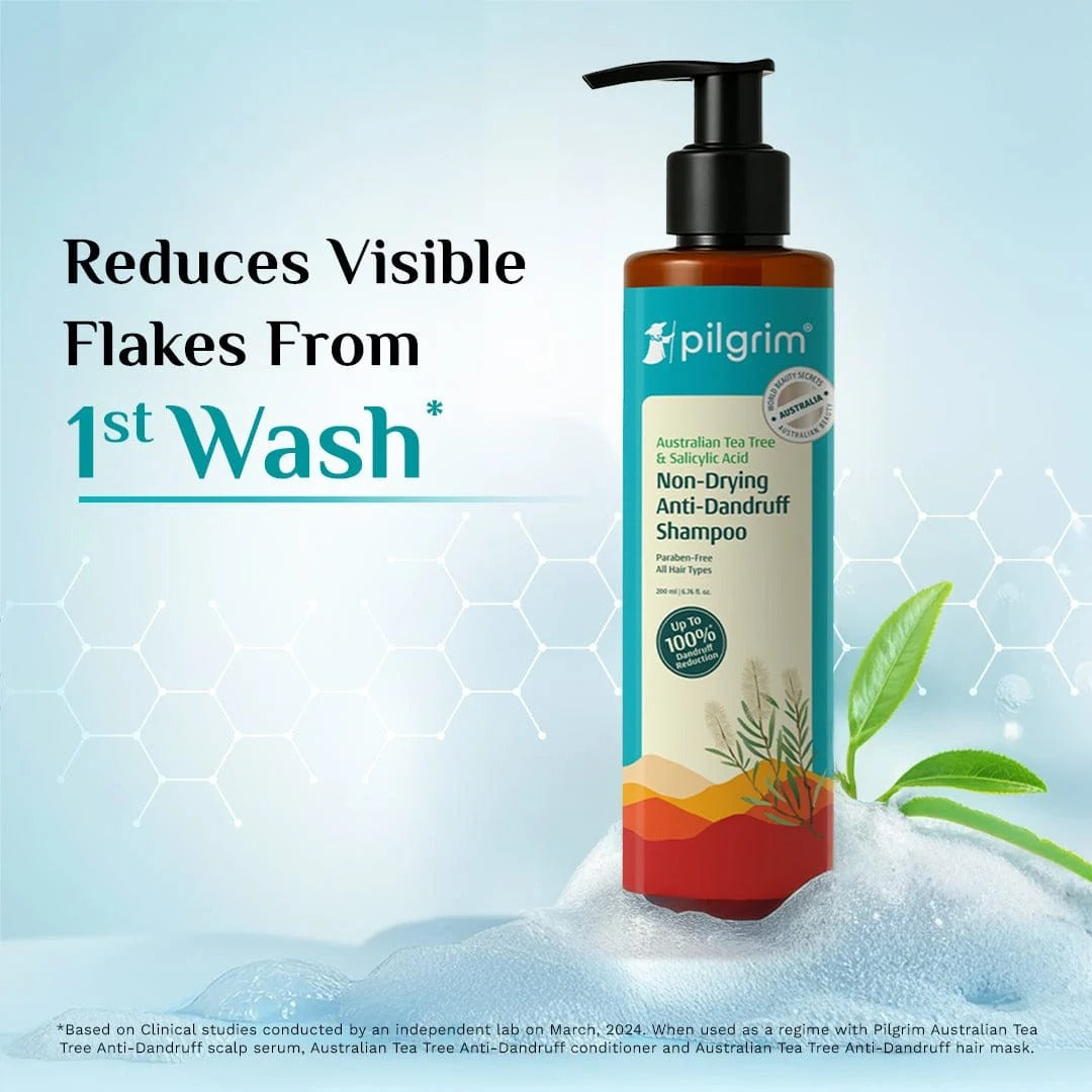 Pilgrim Australian Tea Tree Non-Drying Anti Dandruff Shampoo