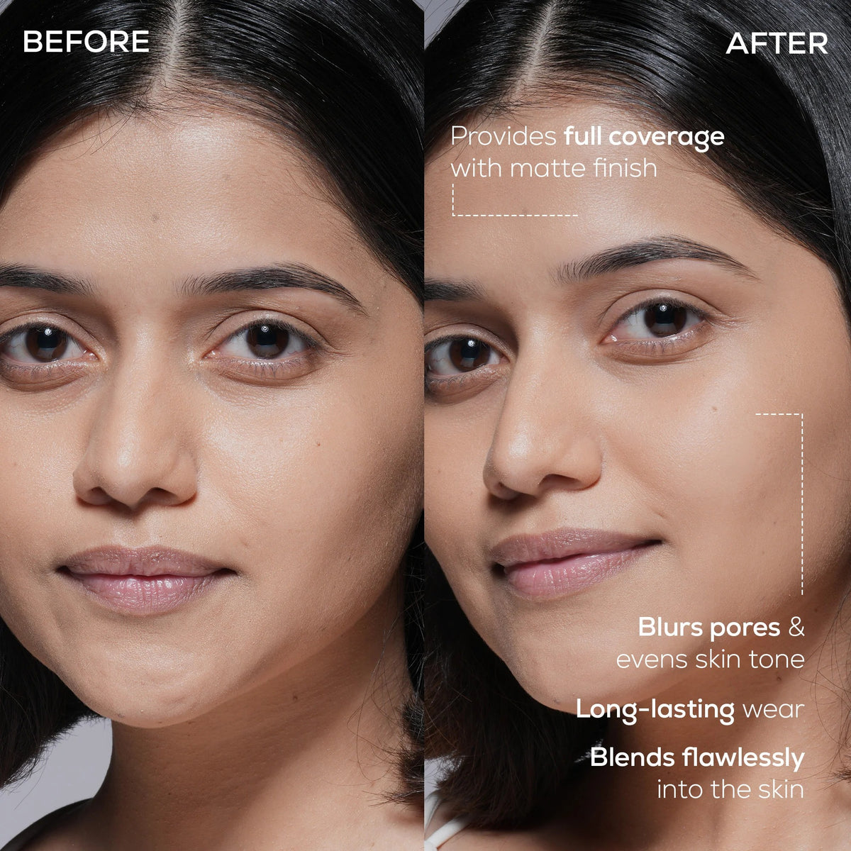 RENEE Bollywood Filter Pore Minimising Blurring Liquid Foundation,  Cocoa Cloud [30ml]