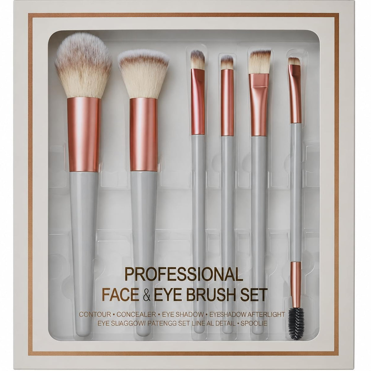 6 Pcs Makeup Brush Set for Women & Girls