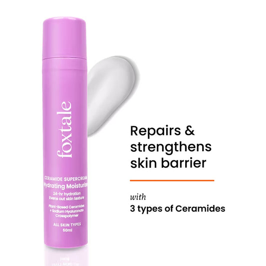 Foxtale Ceramide Moisturizer for Dry Skin and Skin Barrier Care