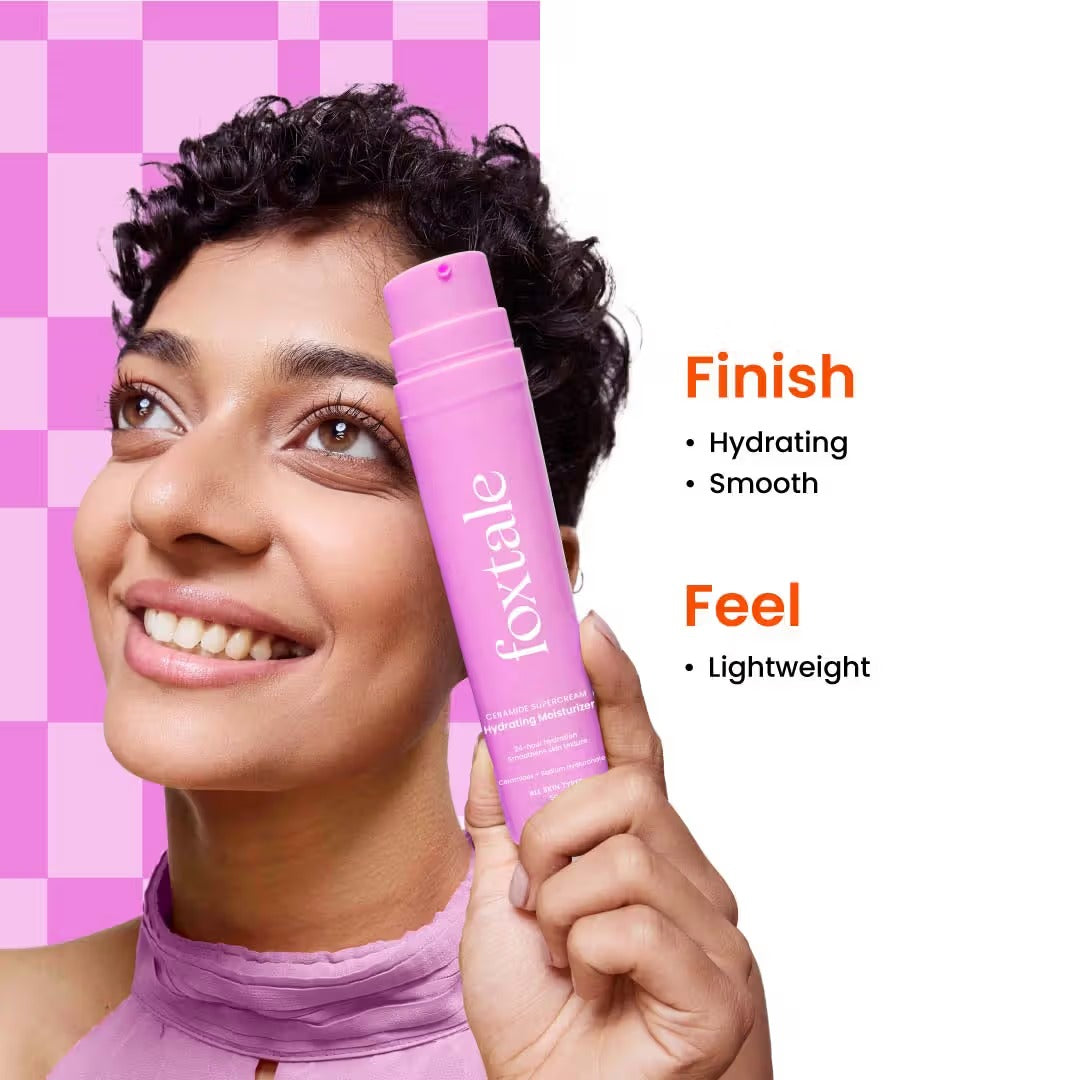 Foxtale Ceramide Moisturizer for Dry Skin and Skin Barrier Care