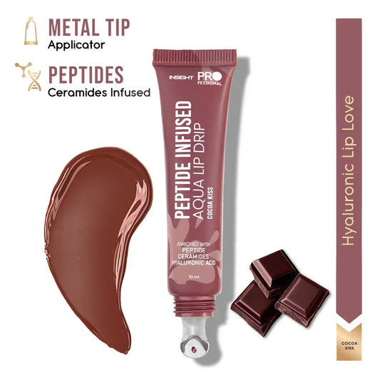 Insight Professional Peptide Infused Aqua Lip Drip - Cocoa Kiss, 10ml
