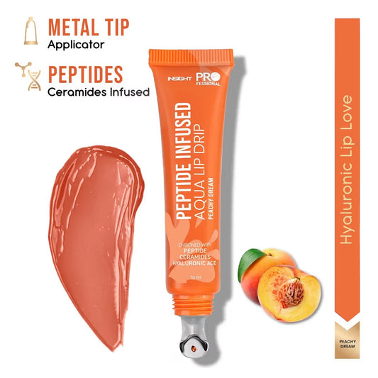 Insight Professional Peptide Infused Aqua Lip Drip - Peachy Dream, 10ml
