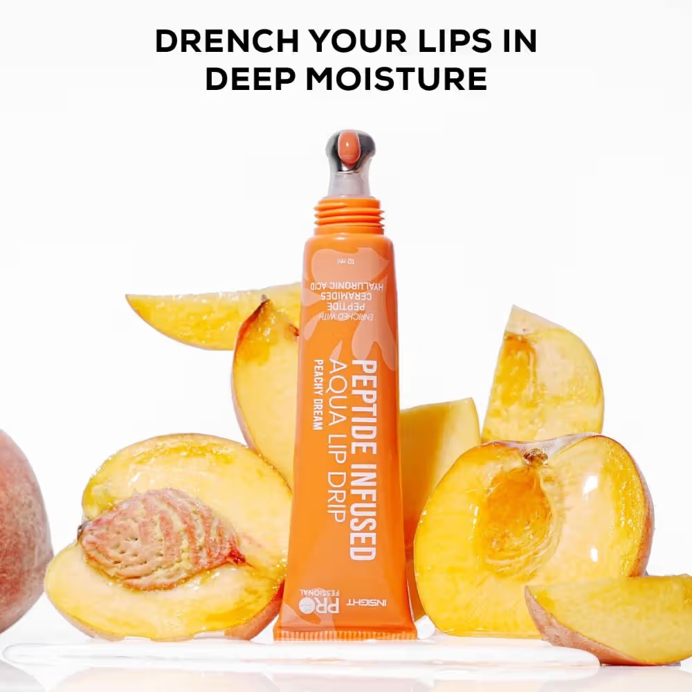 Insight Professional Peptide Infused Aqua Lip Drip - Peachy Dream, 10ml