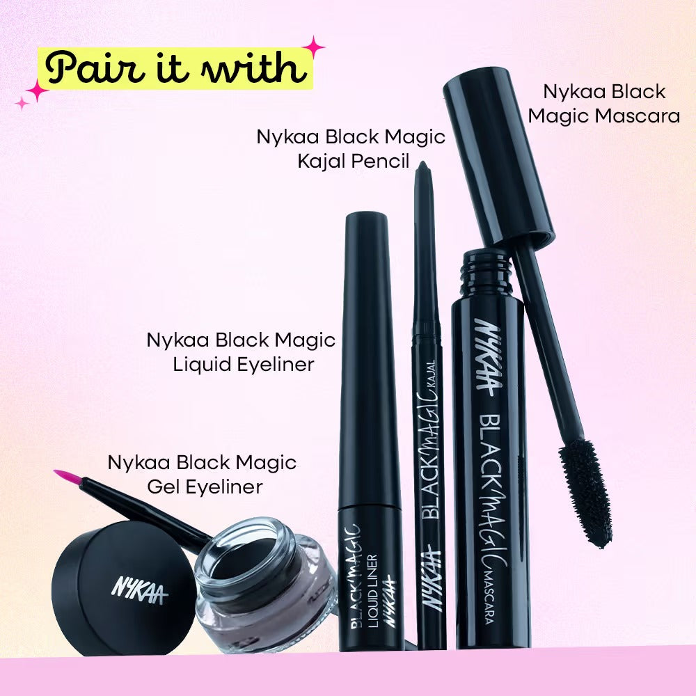 Nykaa Magic Smudge-Proof Kajal Pencil – Intense Black