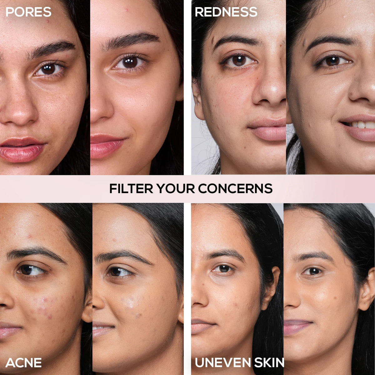 RENEE Bollywood Filter Pore Minimising Blurring Liquid Foundation,  Hazel Hush [30ml]