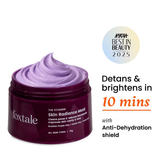 Foxtale De-Tan Face Mask for Brighter-Looking, Hydrated Skin