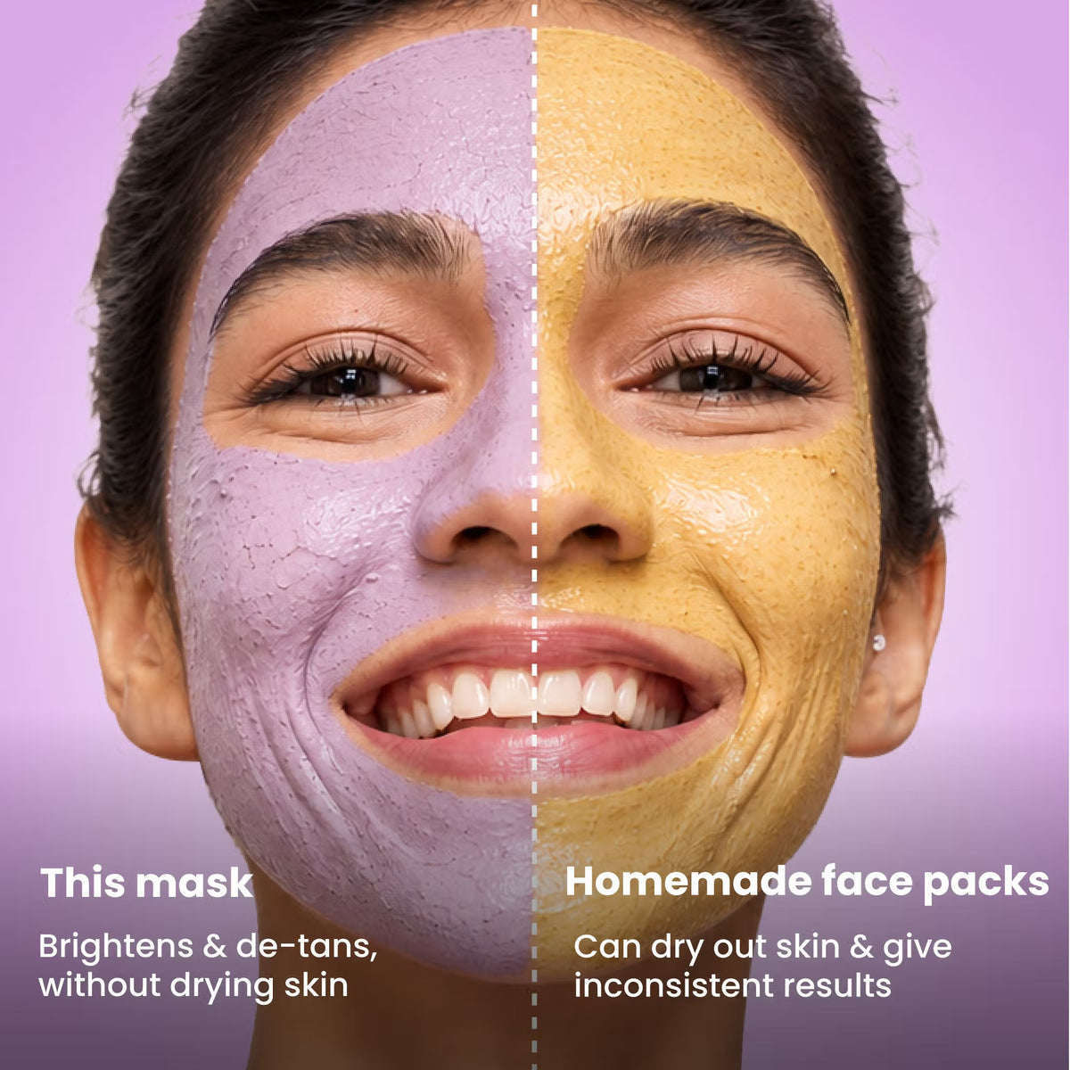 Foxtale De-Tan Face Mask for Brighter-Looking, Hydrated Skin
