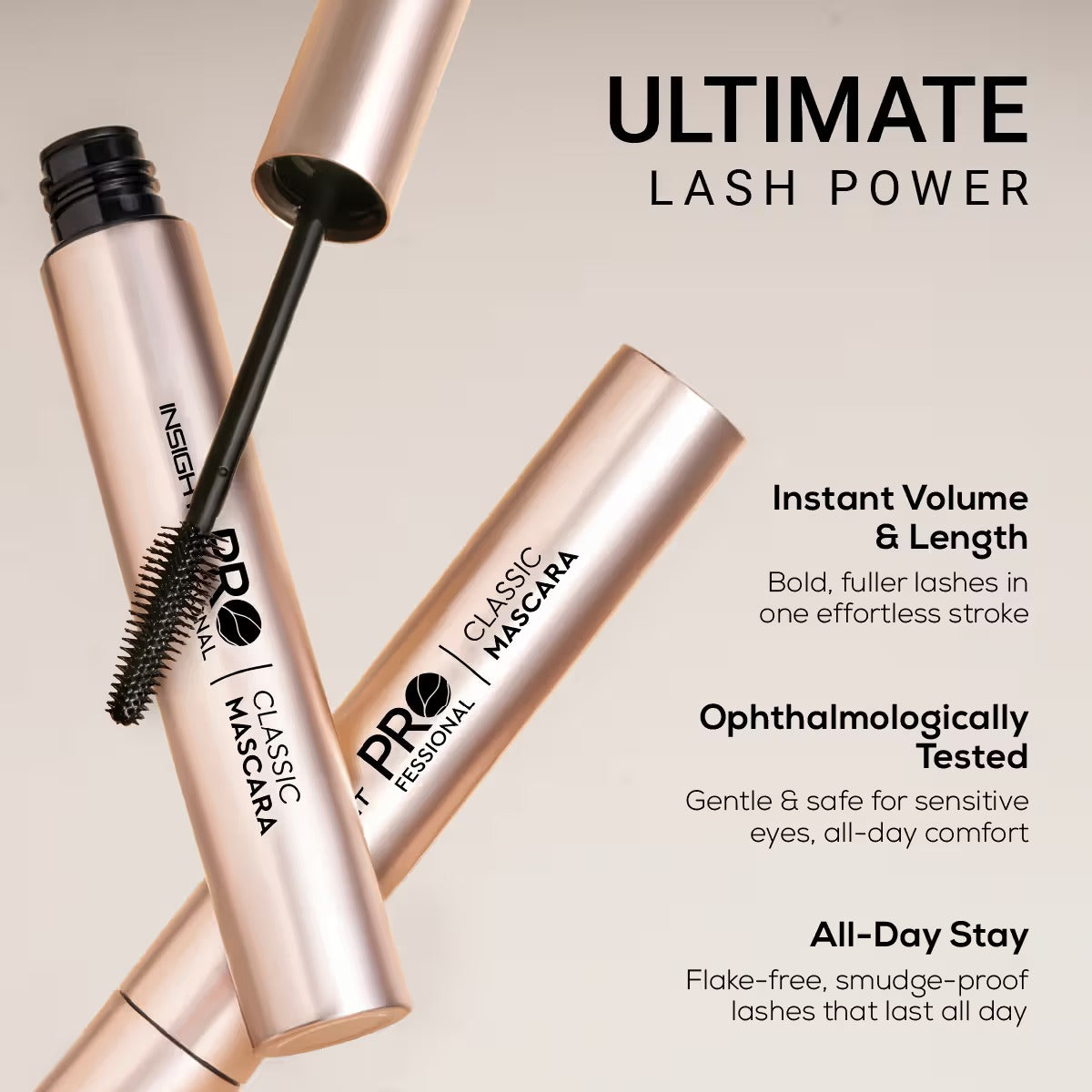 Insight Professional Classic Mascara - Black , 10gm