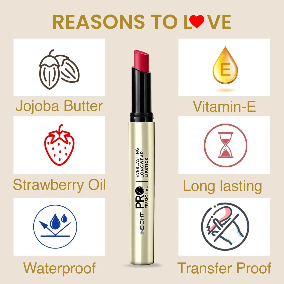Insight Professional Everlasting Longwear Lipstick - Avatar 21