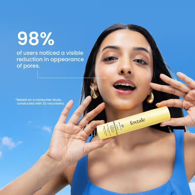 Foxtale SPF 50 Mattifying Sunscreen for Oily Skin with PA++++ & Niacinamide