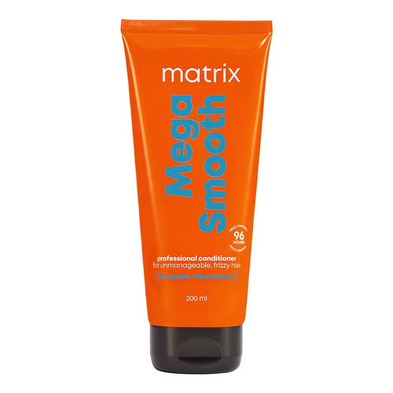 Matrix Professional Mega Smooth Anti-Frizz Conditioner with Shea butter Max Smoothness for 4 Days - [200ml]