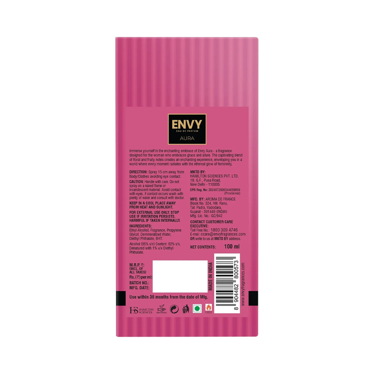 Envy Aura Perfume for Women – [100ml]