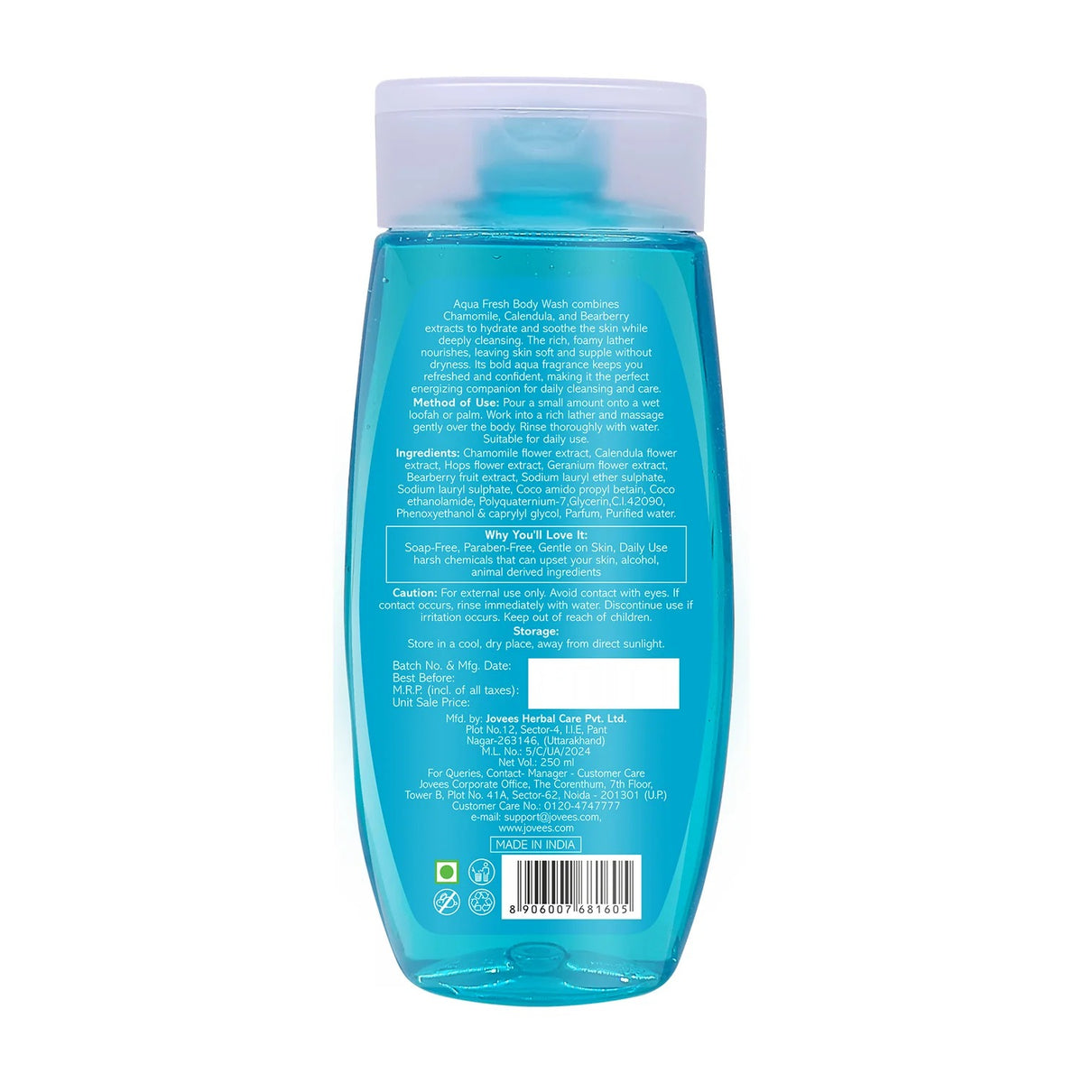 Jovees Lavender Body Wash for a Refreshing Daily Cleanse – 250ml