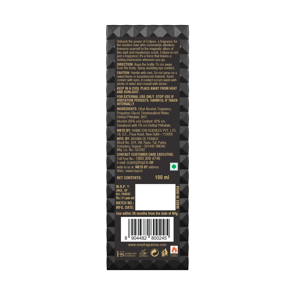 Envy Eclipse Perfume for Men – [100ml]