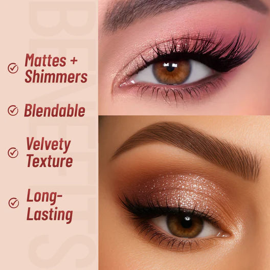 Swiss Beauty Awaken Eyeshadow Palette – Blooming Rose, 11g