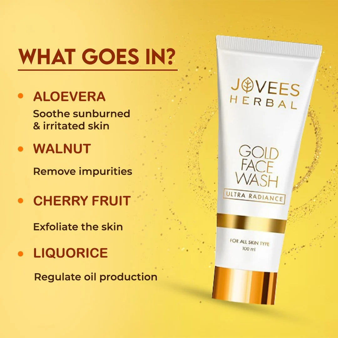 Ultra Radiance Gold Face Wash - [100ml]