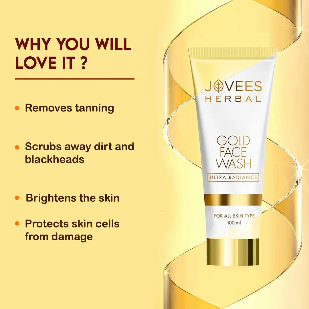 Ultra Radiance Gold Face Wash - [100ml]
